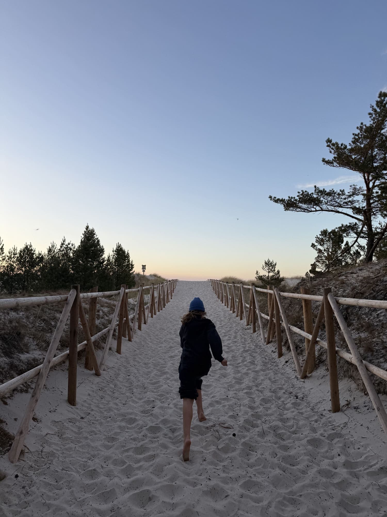 Wejście na plażę